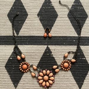 Orange Statement Jewelry Set